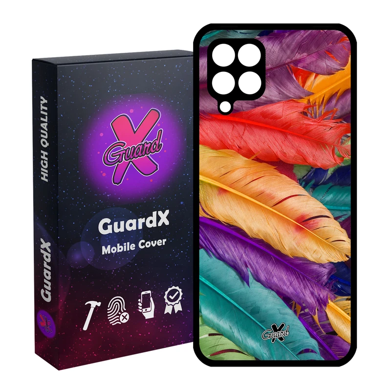 کاور گارد ایکس طرح Feather مدل Glass10180 مناسب برای گوشی موبایل سامسونگ Galaxy A22 4G