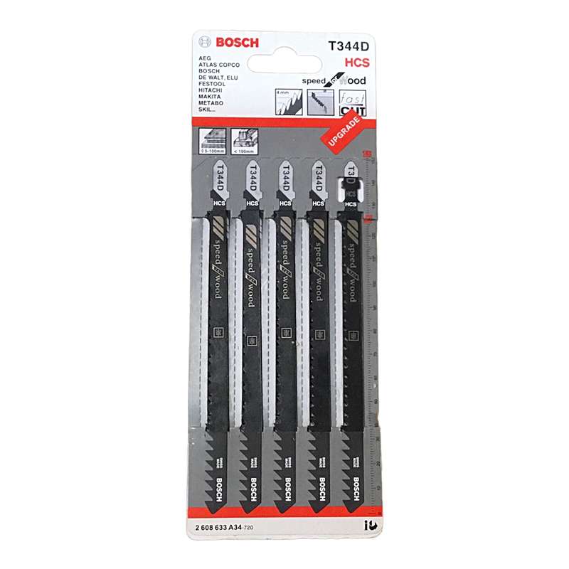 تیغه اره عمودبر بوش مدل T344D مجموعه 5 عددی تیغه اره عمودبر بوش مدل T344D مجموعه 5 عددی