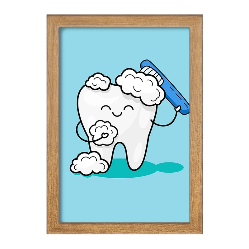 تابلو خندالو مدل دندان و دندان پزشکی کودکانه کد 36753