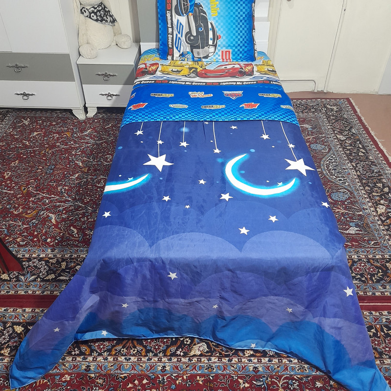 روکش لحاف مدل ماشین  niki11 یکنفره سایز 220×160 سانتی متر
