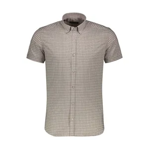 پیراهن آستین کوتاه مردانه کیکی رایکی مدل MBB20006-340