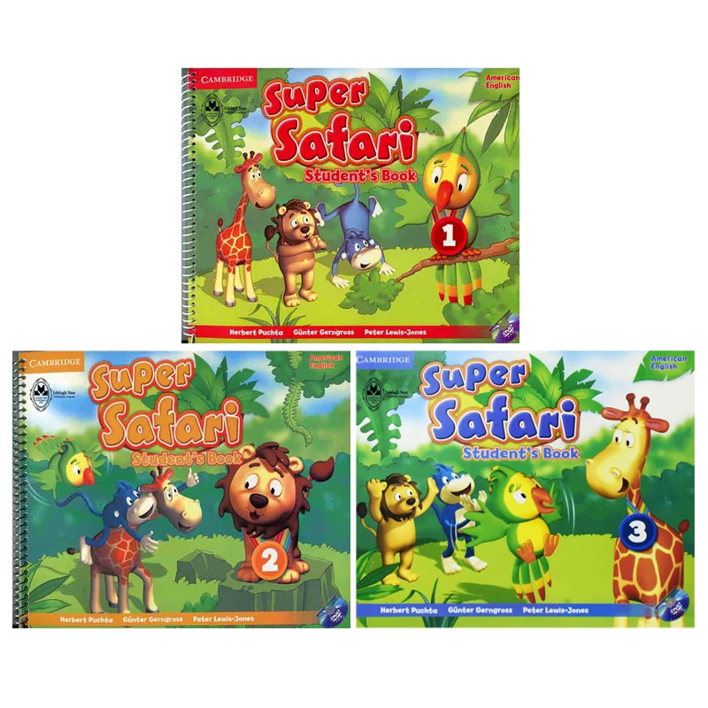 کتاب Super Safari اثر جمعی از نویسندگان انتشارات اشتیاق نور 3 جلدی