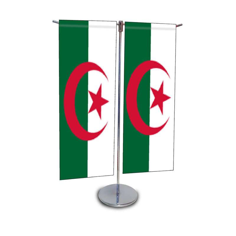 پرچم رومیزی مدل تی طرح الجزایر