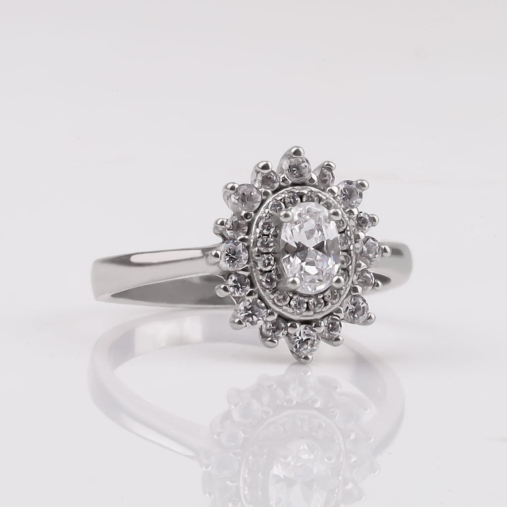 انگشتر نقره زنانه مدل 21823