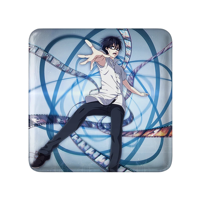 پیکسل خندالو طرح ساتورو انیمه اریزد مدل مربعی کد 32218