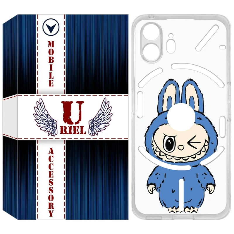 کاور یوریل مدل Clear کد 116 طرح لبوبو مناسب برای گوشی موبایل ناتینگ فون Nothing Phone 2