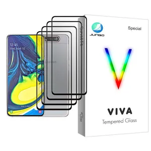 Junbo Viva Glass MIX004 Screen Protector For Samsung Galaxy A80 Pack Of 4