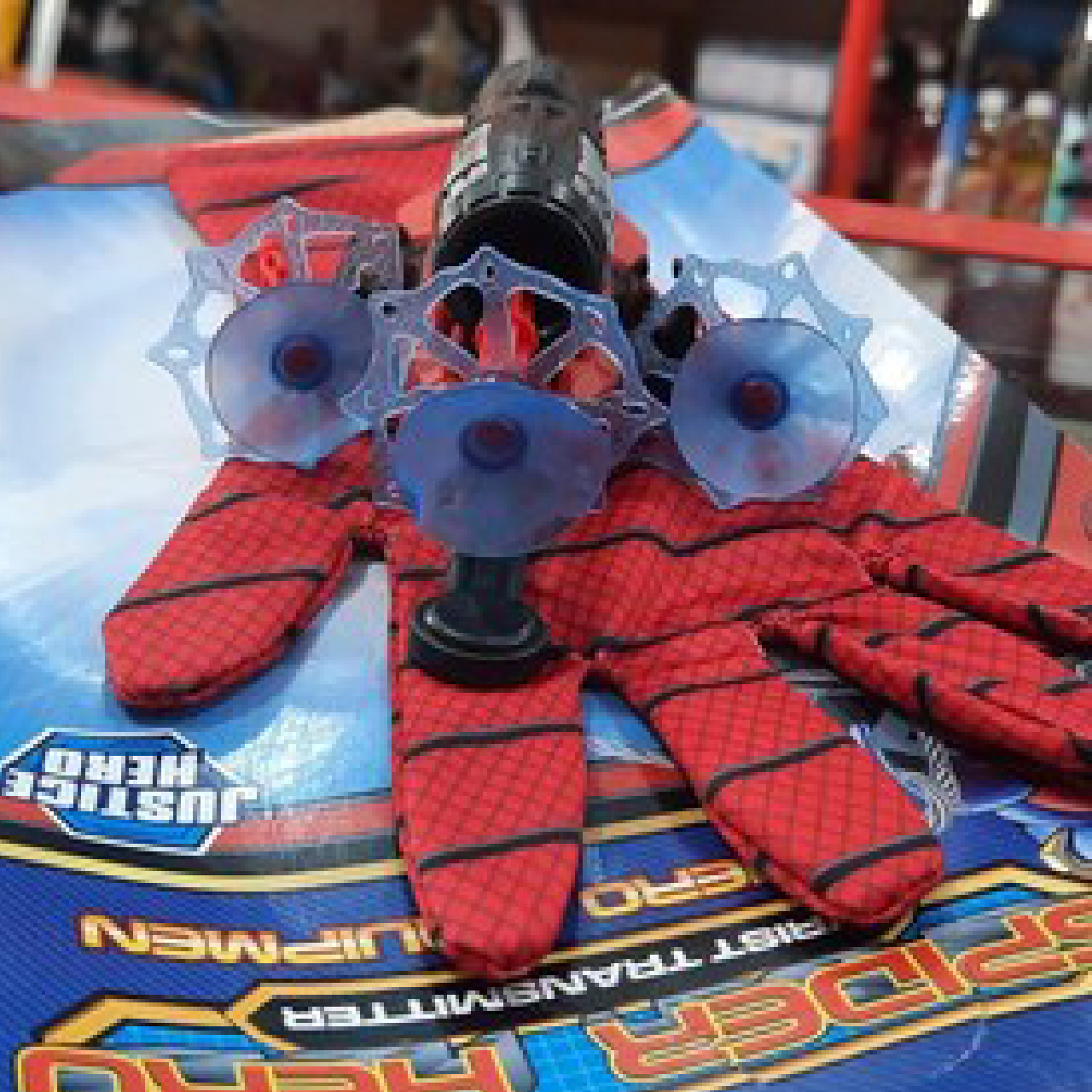 ابزار نمایشی مدل اسپایدرمن طرح دستکش تیرانداز