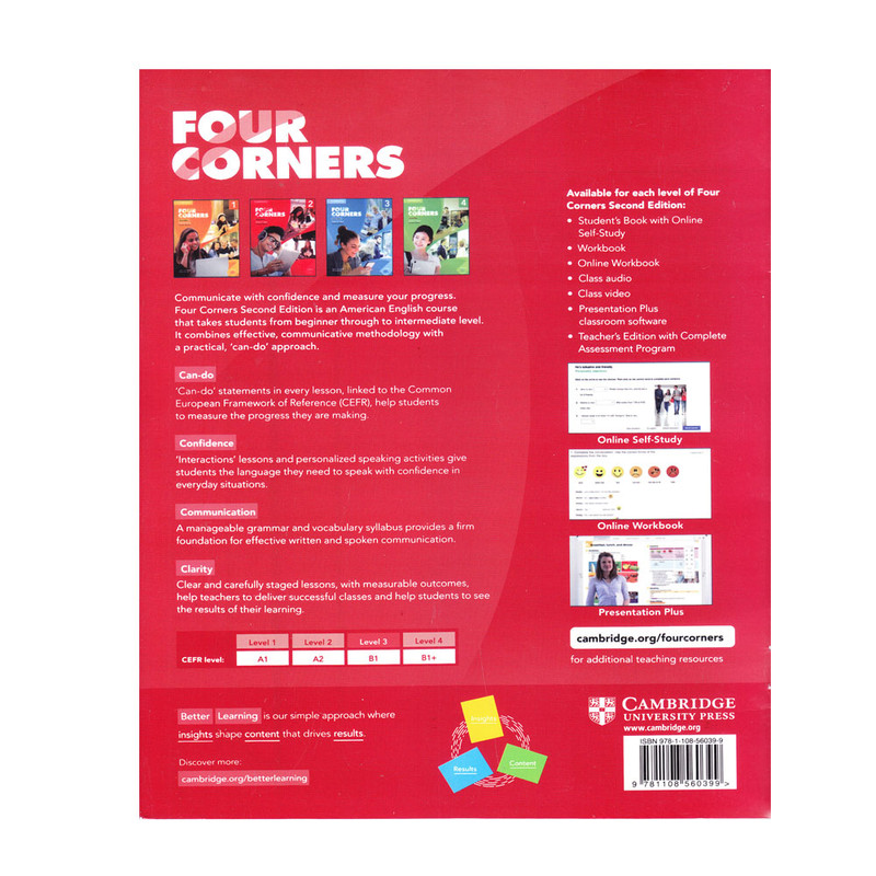 کتاب Four Corners 2 Video Activity Second Edition اثر Jack C. Richards And David Bohlke انتشارات الوندپویان کتاب Four Corners 2 Video Activity Second Edition اثر Jack C. Richards And David Bohlke انتشارات الوندپویان