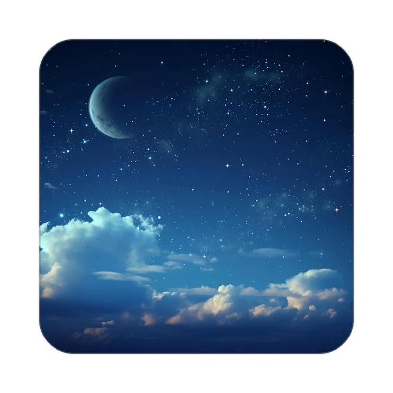 زیر لیوانی کاکتی طرح ماه و ستاره مدل mp53210