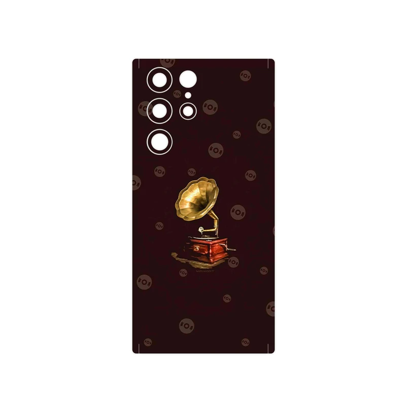 برچسب پوششی ماهوت مدل Gramophone Nostalgia مناسب برای گوشی موبایل سامسونگ Galaxy S22 Ultra 5G