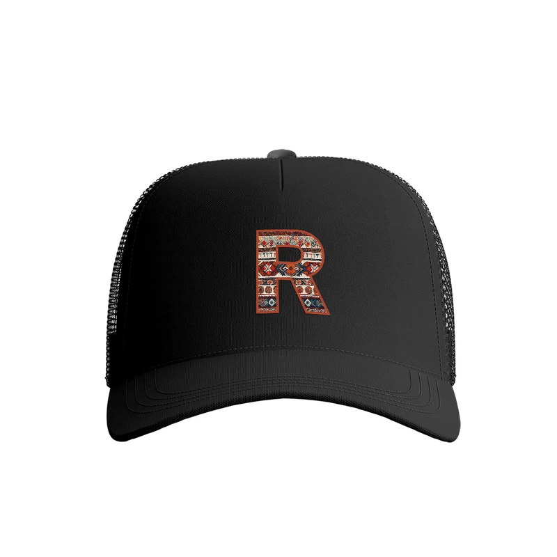 کلاه کپ پاد آفرین مدل حرف انگلیسی با فرش ایرانی کد 643