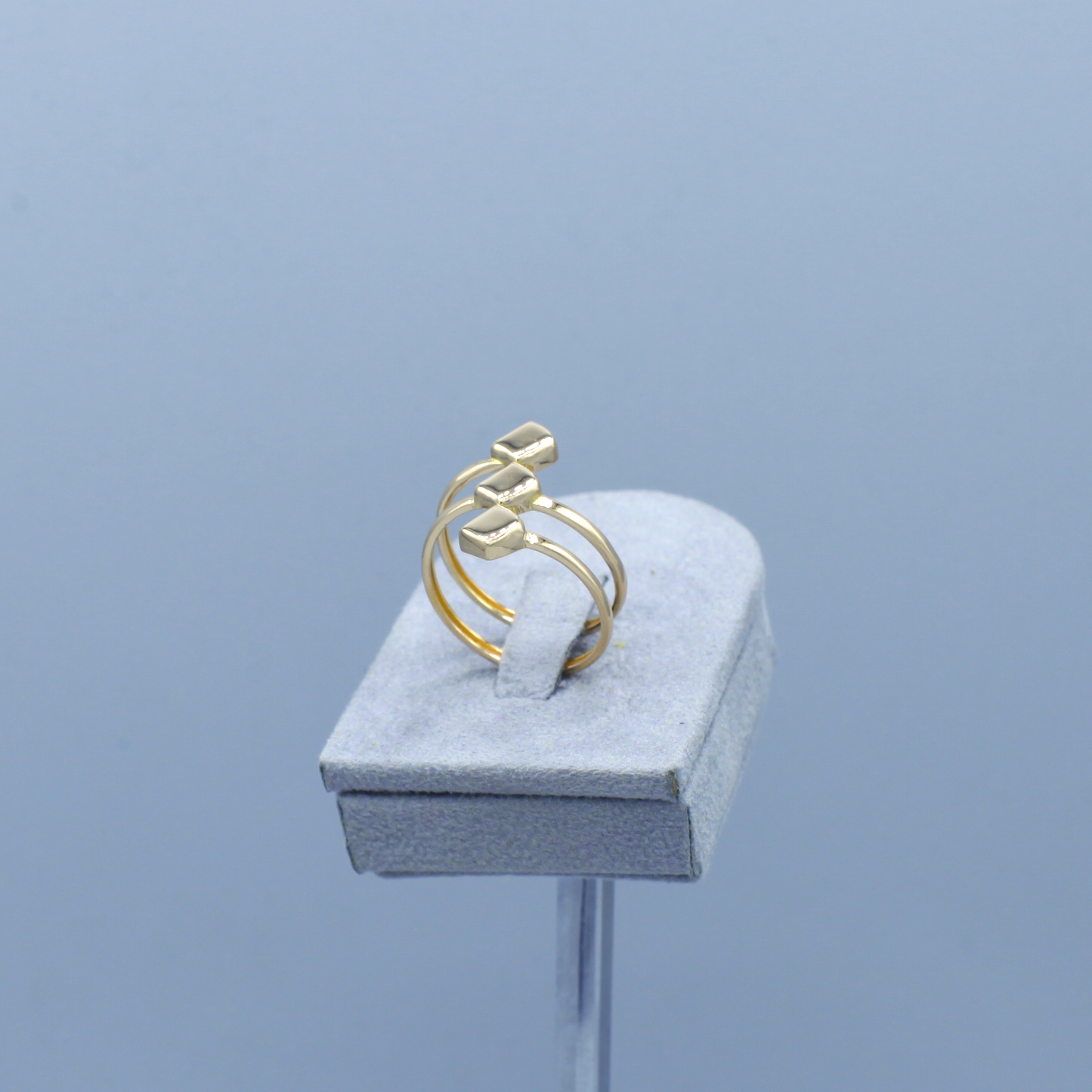 انگشتر طلا 18 عیار زنانه مدل پیچان