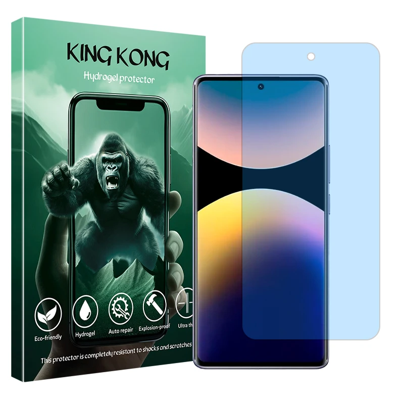 محافظ صفحه نمایش بلوکات کینگ کونگ مدل Eye Care مناسب برای گوشی موبایل شیائومی Redmi Note 14 Pro 4G