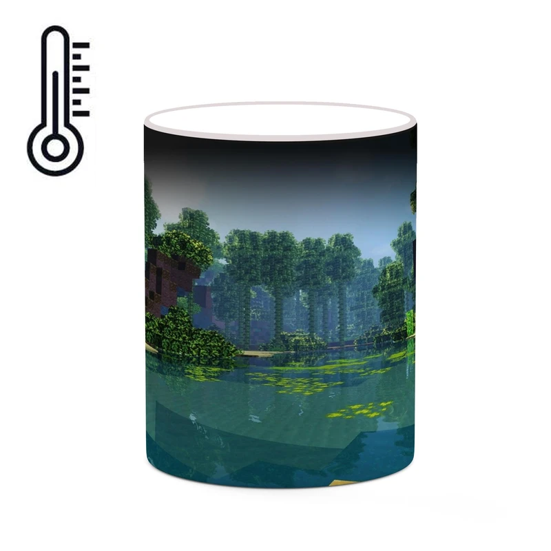 ماگ حرارتی کاکتی طرح ماینکرافت minecraft مدل mgh41078