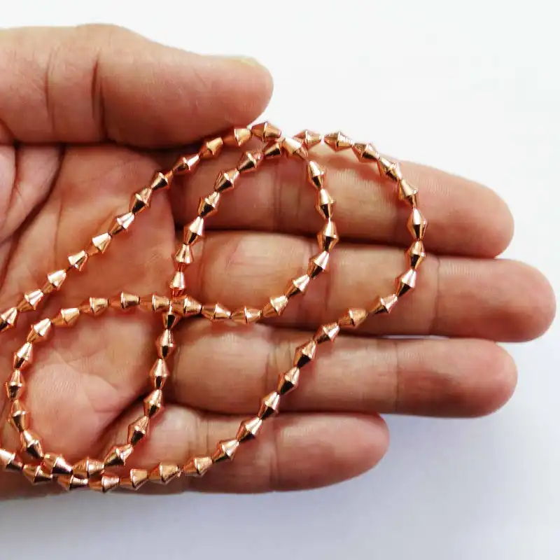 مهره دستبند مدل حدید چند وجهی کد MO-1013 مجموعه 40 عددی