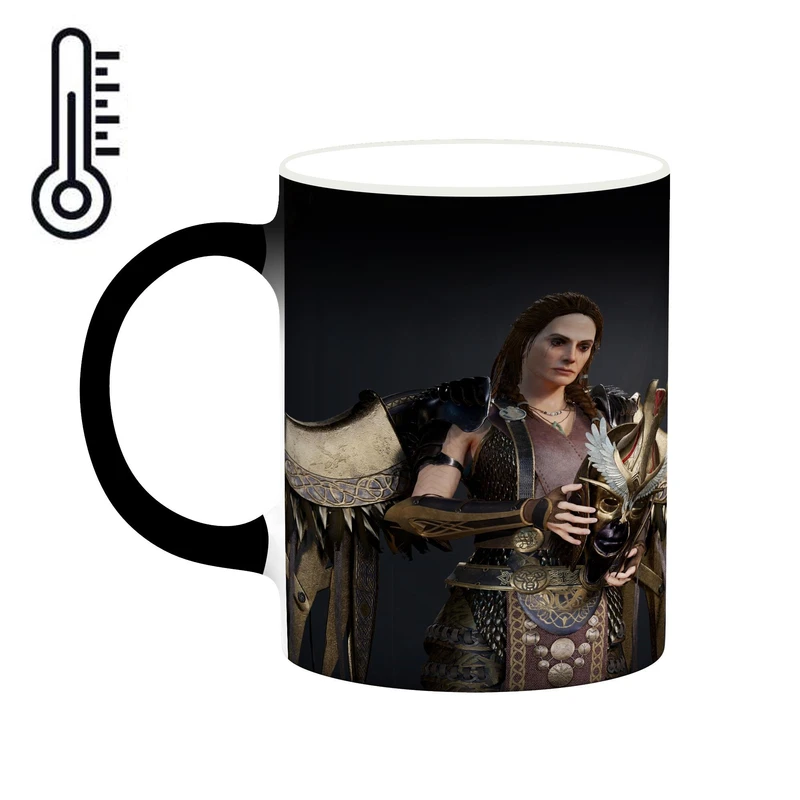 ماگ حرارتی کاکتی طرح گاد آف وار God Of War مدل mgh40684