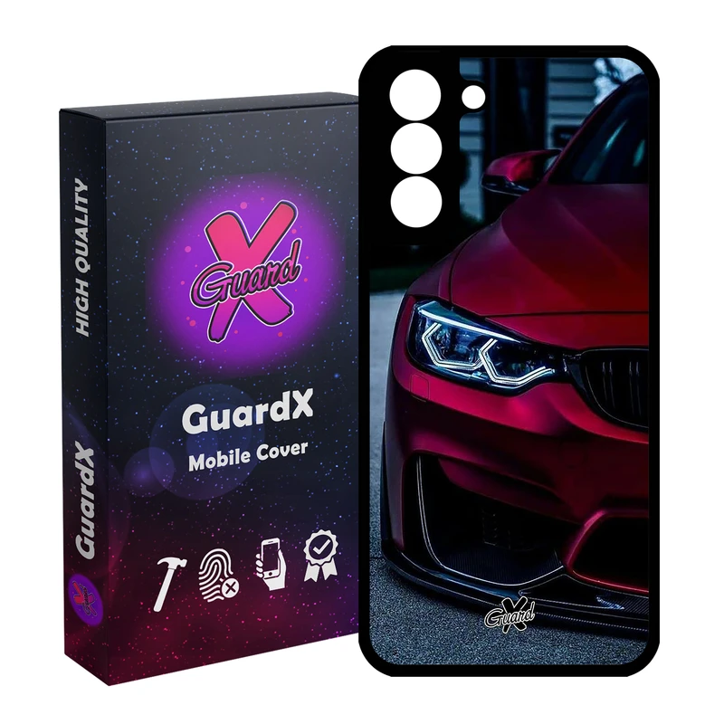کاور گارد ایکس طرح BMW مدل Glass10298 مناسب برای گوشی موبایل سامسونگ Galaxy S21 FE