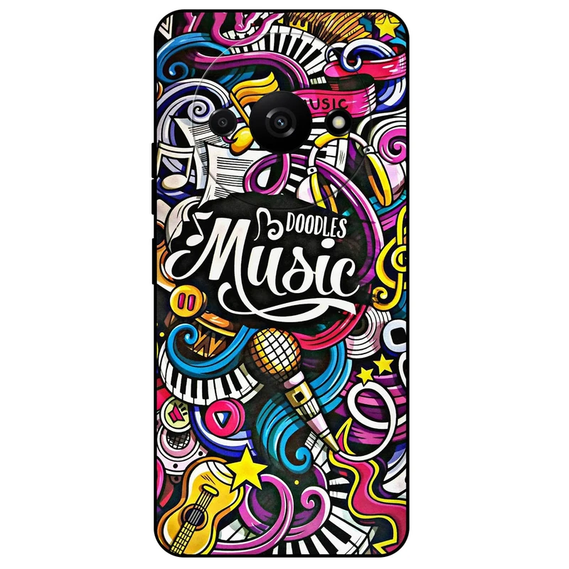 کاور مگافون طرح موزیک مدل 8241 مناسب برای گوشی موبایل شیائومی Poco C61