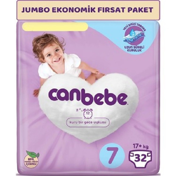 پوشک کودک جان به به مدل Firsat Paketi سایز 7 بسته 32 عددی