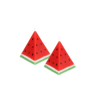 شمع مدل هندوانه he2 مجموعه 2عددی