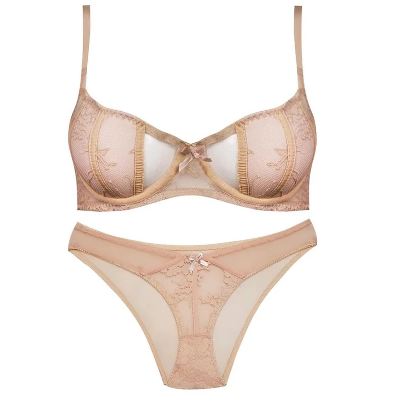 ست شورت و سوتین زنانه مدل دانتل فنردار