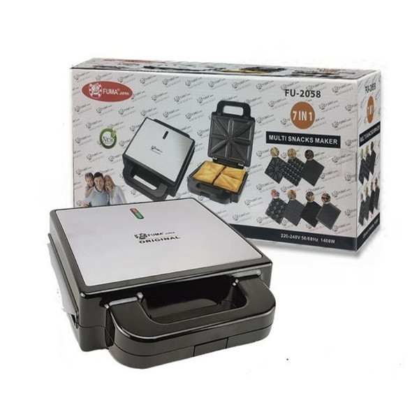 ساندویچ‌ساز چهار خانه فوما مدل  FU-2058 طرح ۷ کاره