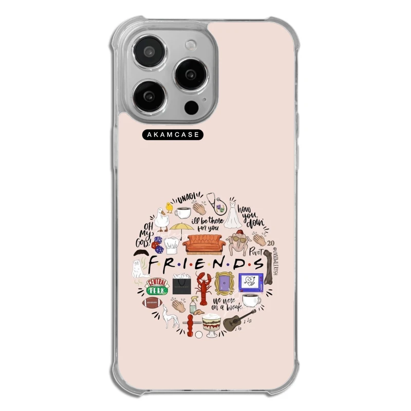 کاور آکام مدل AMCWTA14PROMAX-FRIENDS3 مناسب برای گوشی موبایل اپل iPhone 14 Pro Max