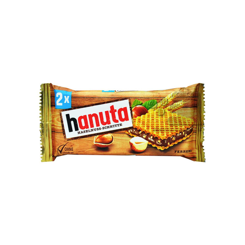 ویفر با مغز شکلات فندقی دوقلو هانوتا - 44 گرم