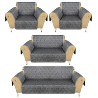کاور مبلمان 7 نفره چینش مدل 4L مجموعه 4 عددی