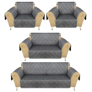 کاور مبلمان 7 نفره چینش مدل 4L مجموعه 4 عددی