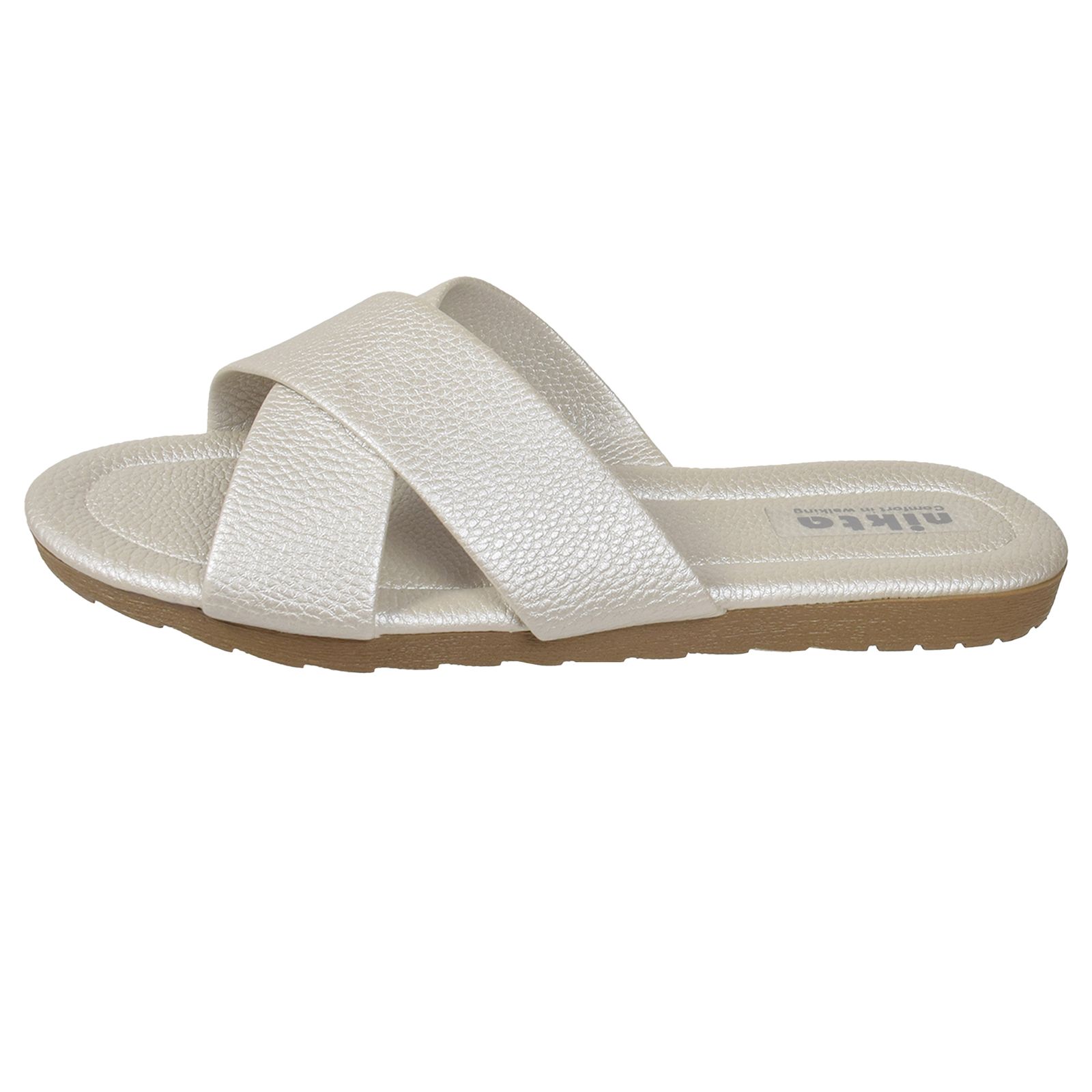 دمپایی زنانه نیکتا مدل ضربدری کد 3.4.2.3.5.8