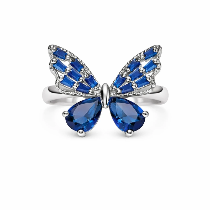 انگشتر زنانه مدل پروانه 