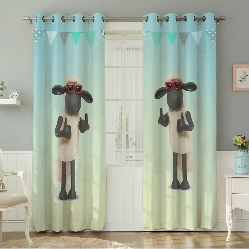 پرده نیروانا طرح کودک مدل مخمل کد 8228 سایز 140×280 سانتی متر