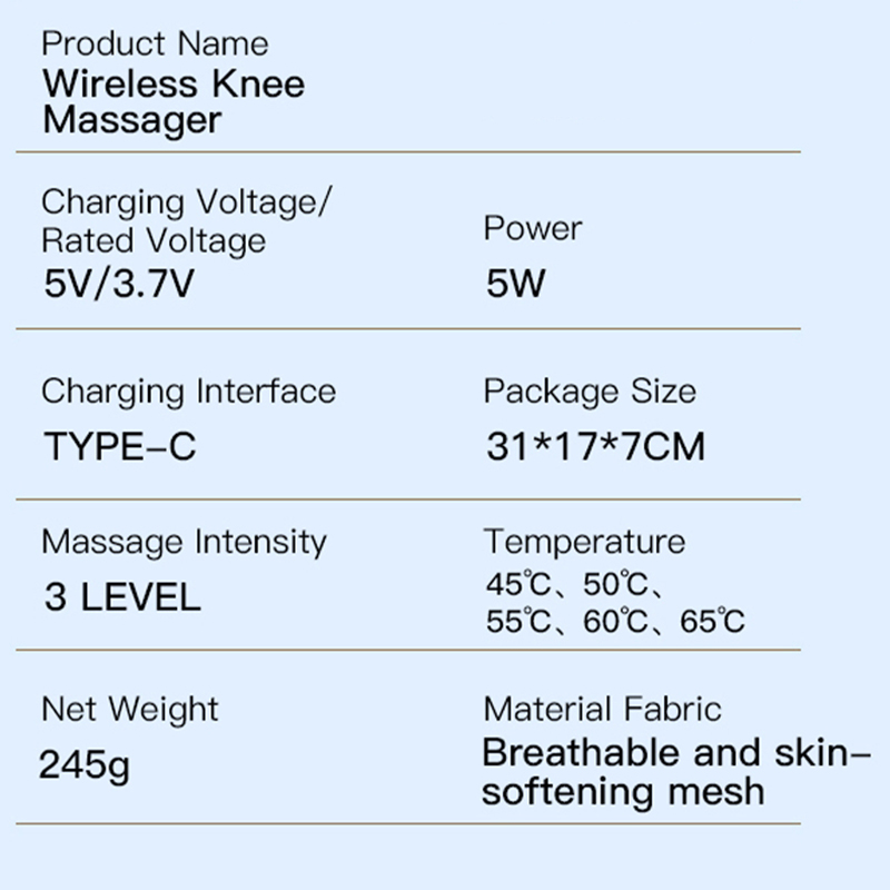 ماساژور زانو مدل MDHL-MD-072 مجموعه 2 عددی