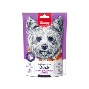 غذای تشویقی سگ ونپی مدل Duck Jerky & Rawhide Wraps وزن 100 گرم
