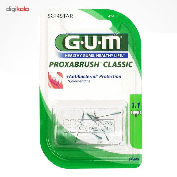 برس یدک مسواک بین دندانی جی یو ام مدل Proxabrush Classic سایز 1.1 main 1 1