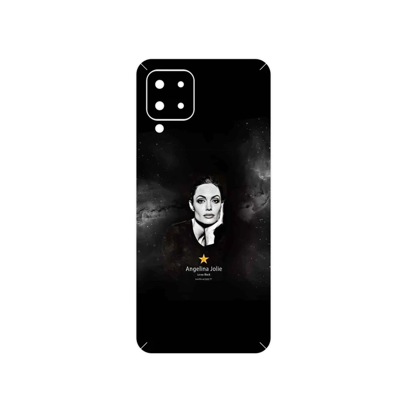 برچسب پوششی ماهوت مدل Angelina Jolie مناسب برای گوشی موبایل سامسونگ Galaxy M22