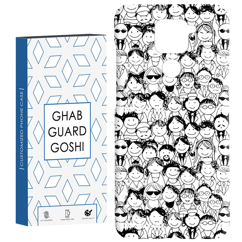 کاور قاب گارد گوشی طرح آدمک کد Dimo-076 مناسب برای گوشی موبایل شیائومی Redmi Note 9 