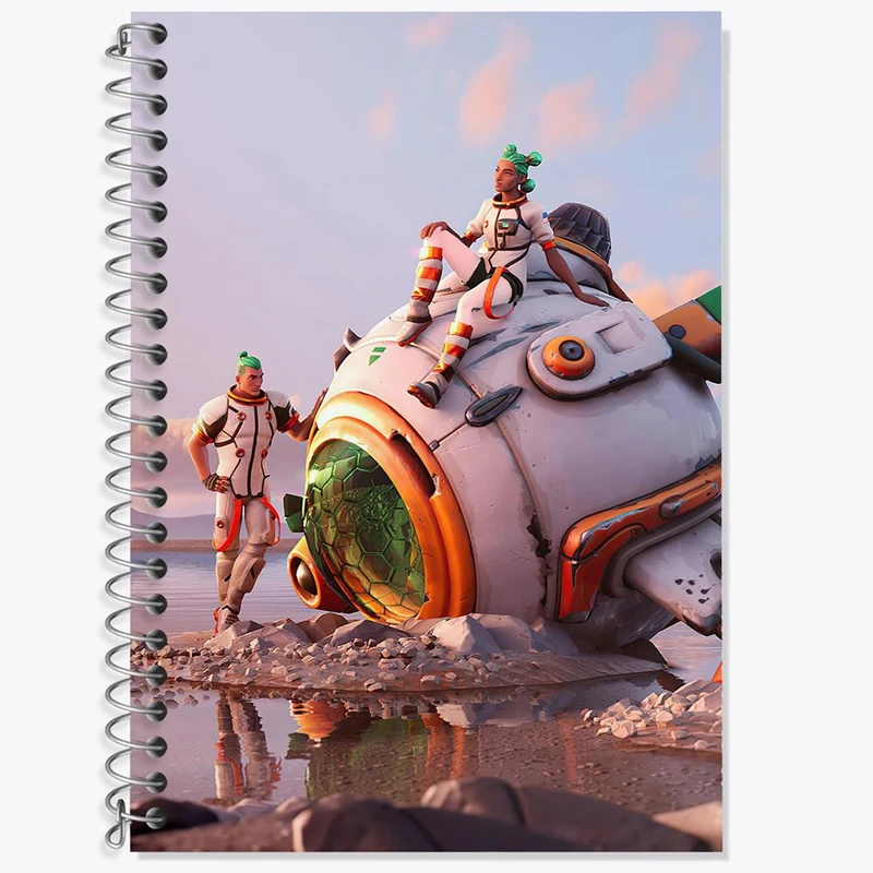 دفتر لغت 50 برگ خندالو مدل بازی فورتنایت Fortnite کد 26292