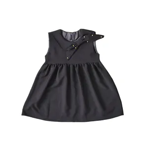 پیراهن دخترانه مدل کلاسیک پاپیون دار