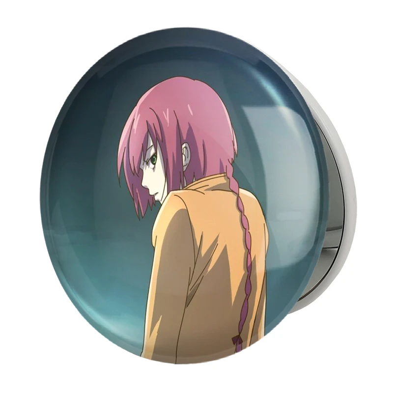 آینه جیبی خندالو طرح سوو انیمه تاریک تر از سیاهی Darker than black مدل تاشو کد 22553 