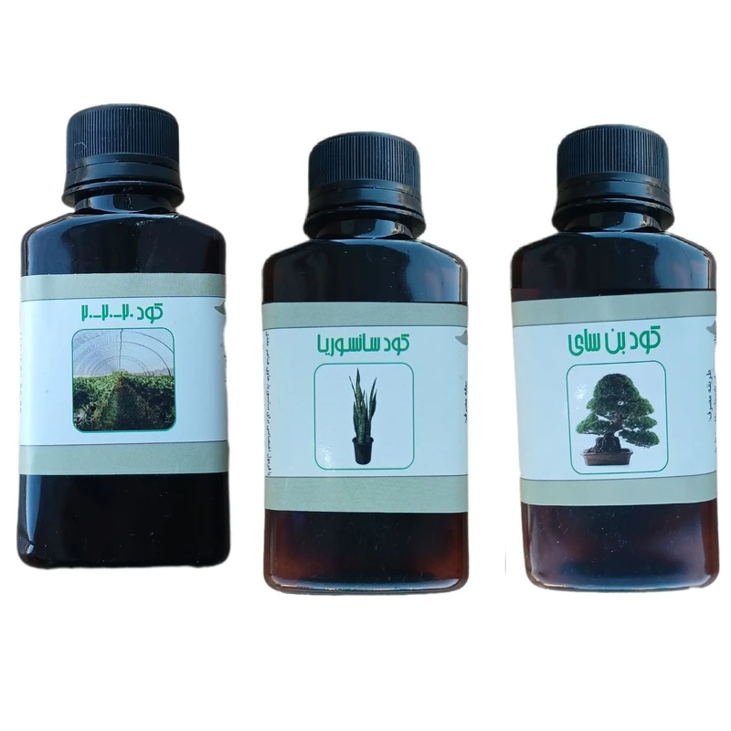 کود مایع کامل سه بیست و بن سای و سانسوریا مدل life drop حجم 110 میلی لیتر بسته 3 عددی