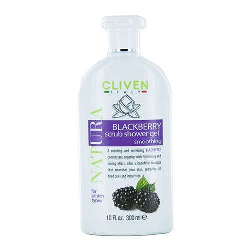 ژل لایه بردار و شتستشوی بدن کلیون مدل Blackberry Scrub Shower Gelحجم 300 میلی لیتر