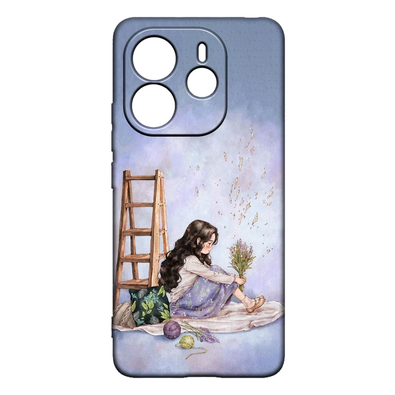 کاور طرح دخترانه  کد 174 مناسب برای گوشی موبایل شیائومی Redmi Note 14 4G