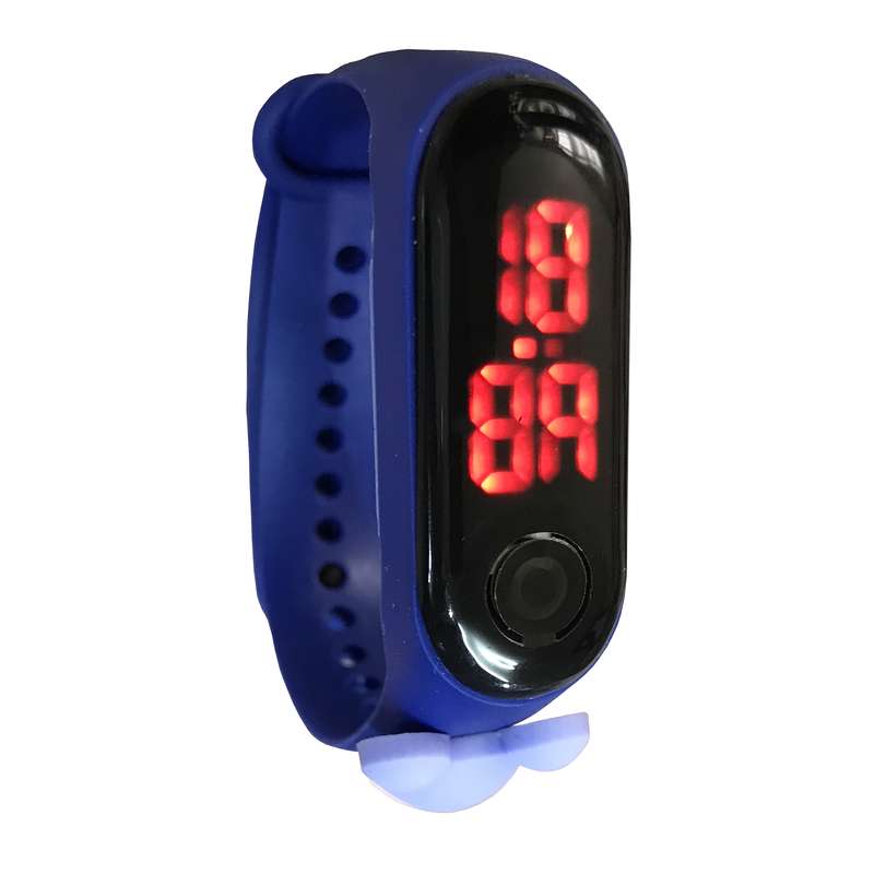 ساعت مچی دیجیتال مدل فانتزی بند سیلیکونی کد  BLO 005