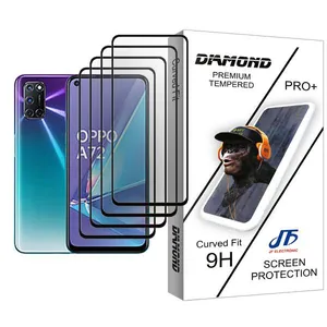 JF Diamond Glass MIX004 Screen Protector For Oppo A72 Pack Of 4