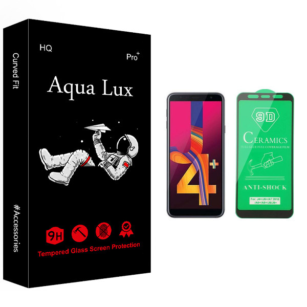 محافظ صفحه نمایش سرامیکی آکوا لاکس مدل +Pro مناسب برای گوشی موبایل سامسونگ Galaxy J4 Plus
