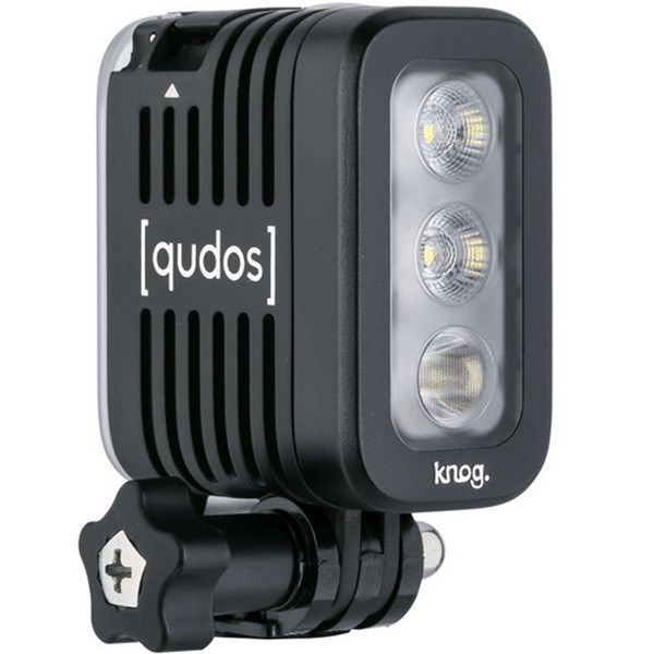 نور فیلمبرداری Qudos مدل Knog مناسب برای دوربین های ورزشی GoPro