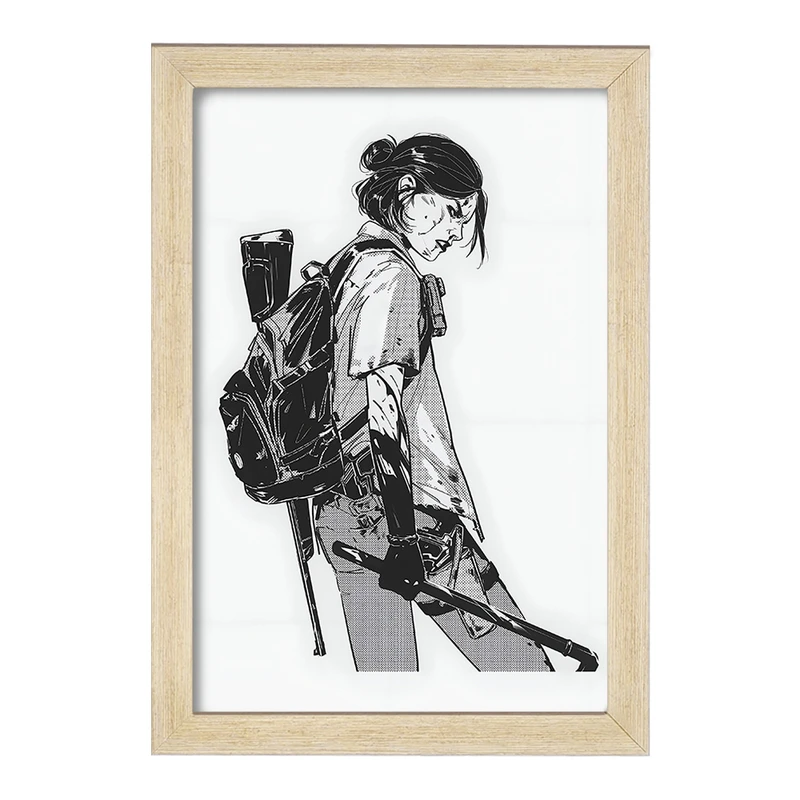 تابلو خندالو مدل آخرین بازمانده از ما (The Last of Us) کد F4453